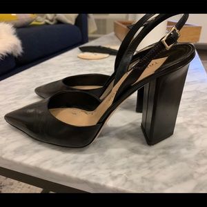 Tamara Mellon Black Slingbacks (38 EU/ 8 US)